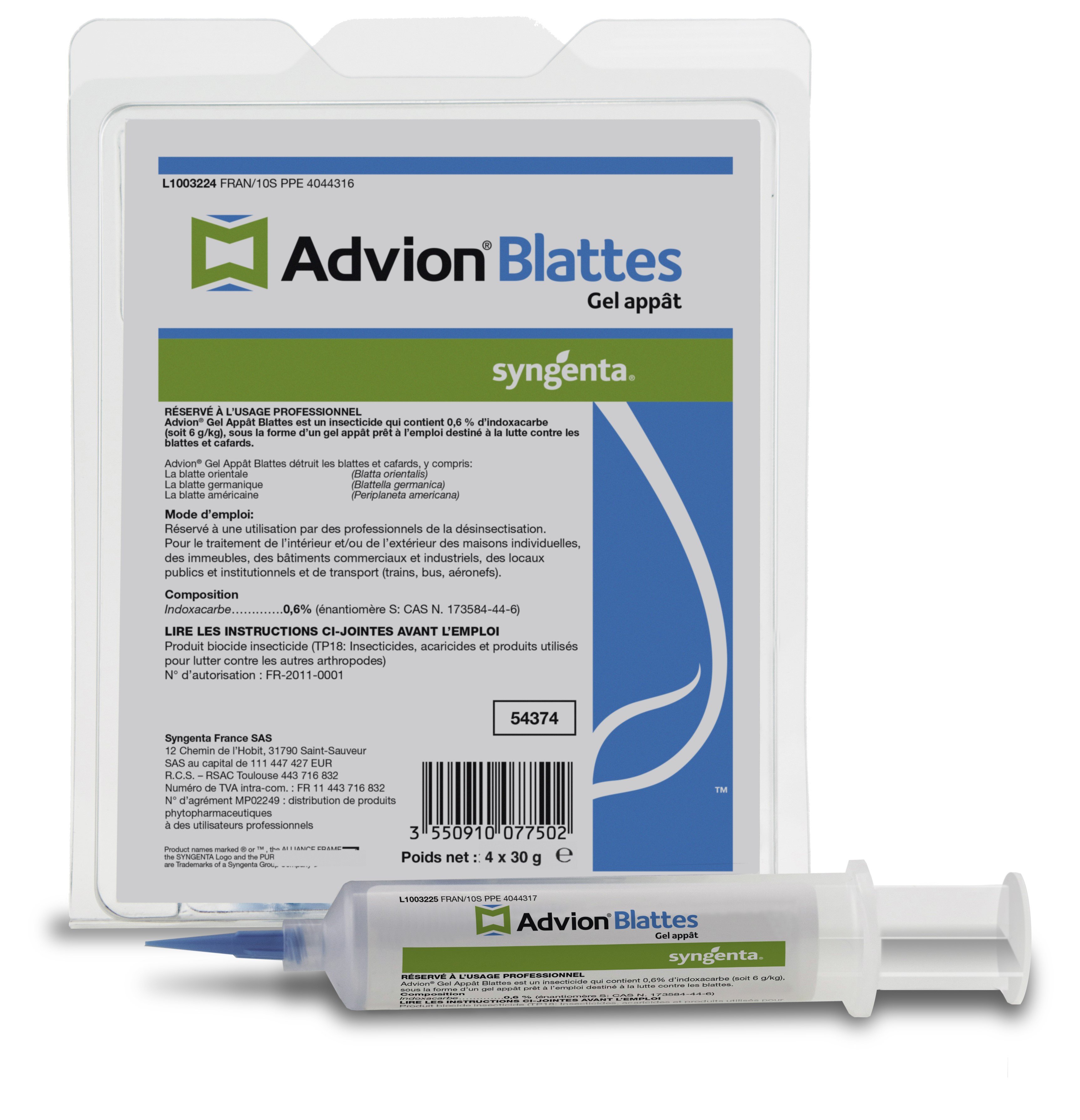 blatte gel advion blattes