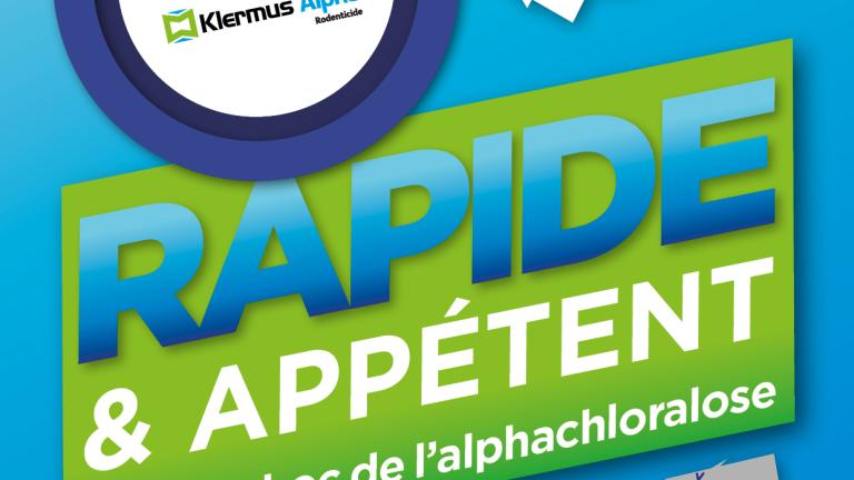 Klermus Alpha, rapide & appétent, action choc de l'alphachloralose